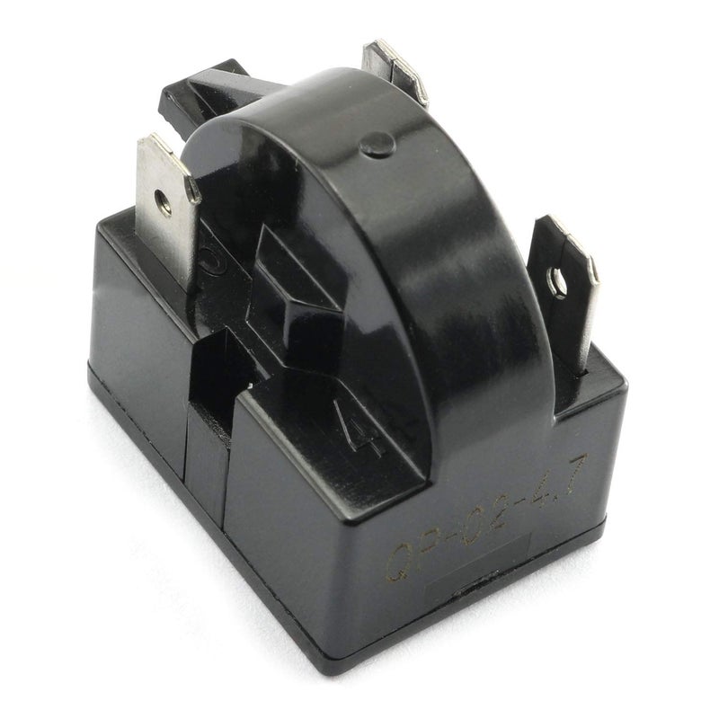 RLECS 2pcs 3 Pin Coolers Compressor Starter QP-02-4.7 PTC Refrigerator Start Relay 4.7 ohm - Image 2